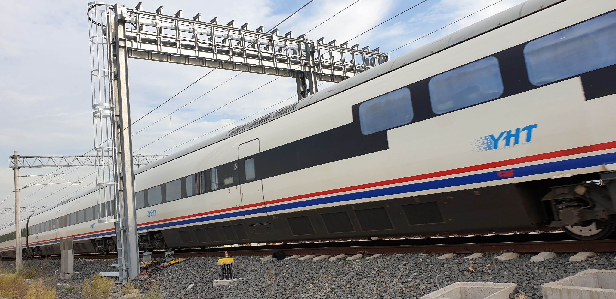 Clearance gauge checkpoint in Marmaray Istanbul