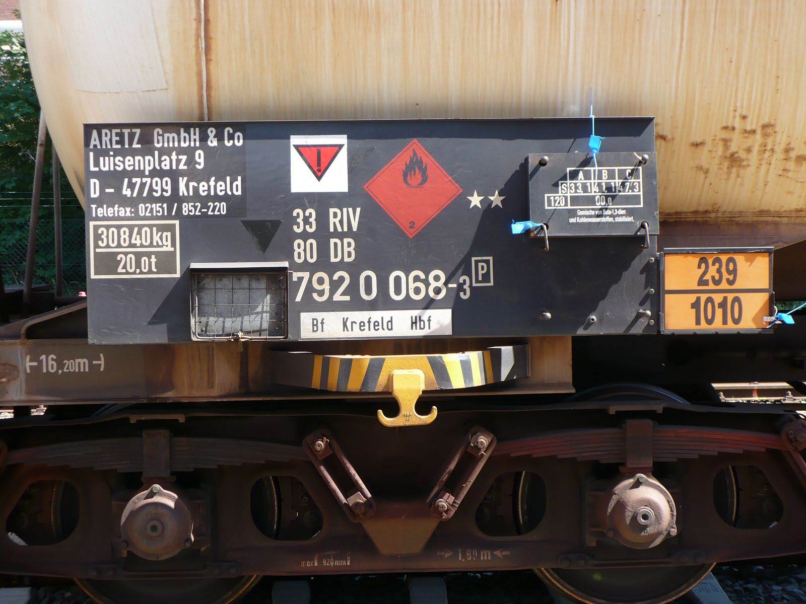 OCR, UIC number recognition, tank wagons